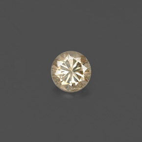 0.18캐럿 천연 샴페인 다이아몬드, 라운드 컷, 3.63 mm, VS