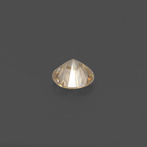 0.18캐럿 천연 샴페인 다이아몬드, 라운드 컷, 3.63 mm, VS