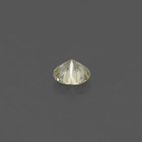 0.14캐럿 천연 팬시 샴페인 다이아몬드, 라운드 컷, 3.31 mm, VS
