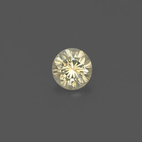 0.19캐럿 천연 샴페인 다이아몬드, 라운드 컷, 3.64 mm, VS