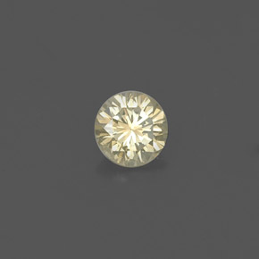 0.19캐럿 천연 샴페인 다이아몬드, 라운드 컷, 3.64 mm, VS