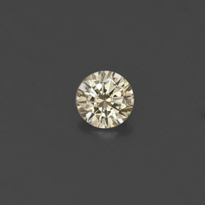 0.16캐럿 천연 샴페인 다이아몬드, 라운드 컷, 3.53 mm, VS