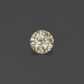 0.16캐럿 천연 샴페인 다이아몬드, 라운드 컷, 3.53 mm, VS