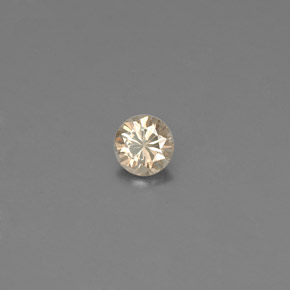 0.10캐럿 천연 샴페인 다이아몬드, 라운드 컷, 2.93 mm, VS-SI