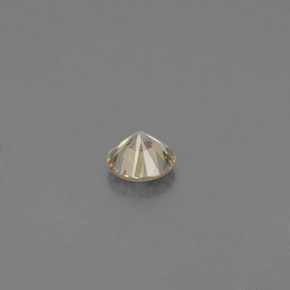 0.10캐럿 천연 샴페인 다이아몬드, 라운드 컷, 2.93 mm, VS-SI