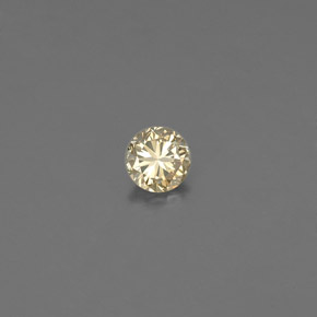 0.09캐럿 천연 샴페인 다이아몬드, 라운드 컷, 2.83 mm, VS