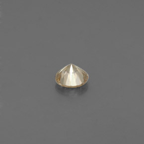 0.09캐럿 천연 샴페인 다이아몬드, 라운드 컷, 2.83 mm, VS