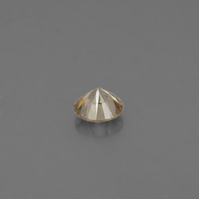 0.12캐럿 천연 팬시 코냑 다이아몬드, 라운드 컷, 3.10 mm, VS