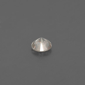 0.08캐럿 천연 샴페인 다이아몬드, 라운드 컷, 2.83 mm, VS