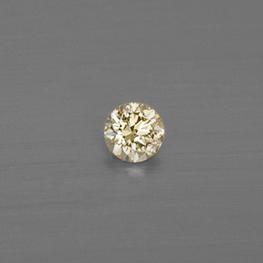0.08캐럿 천연 샴페인 다이아몬드, 라운드 컷, 2.77 mm, VS