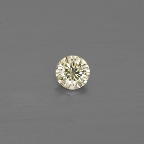 0.09캐럿 천연 샴페인 다이아몬드, 라운드 컷, 2.90 mm, VS