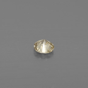 0.09캐럿 천연 샴페인 다이아몬드, 라운드 컷, 2.90 mm, VS
