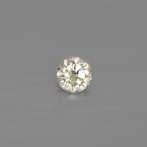 0.10캐럿 천연 샴페인 다이아몬드, 라운드 컷, 2.90 mm, VS