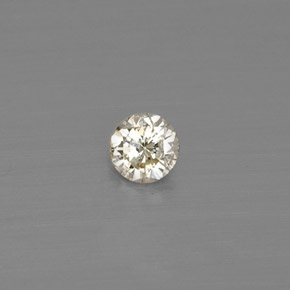 0.10캐럿 천연 샴페인 다이아몬드, 라운드 컷, 2.90 mm, VS