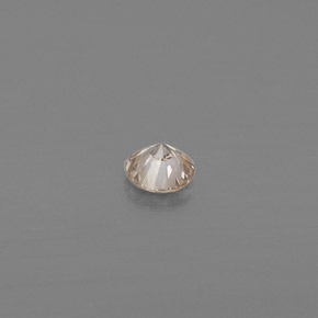 0.08캐럿 천연 샴페인 다이아몬드, 라운드 컷, 2.76 mm, VS