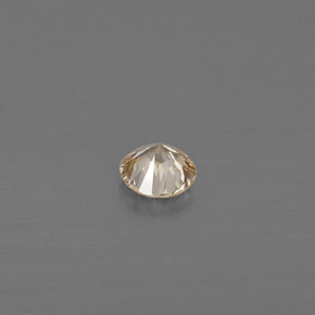 0.11캐럿 천연 샴페인 다이아몬드, 라운드 컷, 3.06 mm, VS
