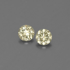 캐럿 천연 샴페인 다이아몬드 보석, 라운드 컷, 2.78 mm, VS