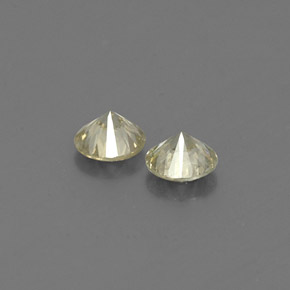 캐럿 천연 샴페인 다이아몬드 보석, 라운드 컷, 2.78 mm, VS