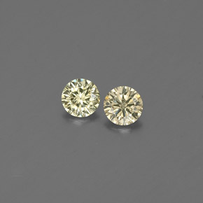 캐럿 천연 샴페인 다이아몬드 보석, 라운드 컷, 2.72 mm, VS