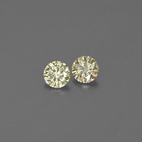 캐럿 천연 샴페인 다이아몬드 보석, 라운드 컷, 2.72 mm, VS