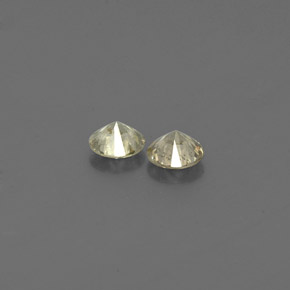 캐럿 천연 샴페인 다이아몬드 보석, 라운드 컷, 2.72 mm, VS