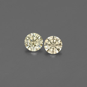 캐럿 천연 샴페인 다이아몬드 보석, 라운드 컷, 3.00 mm, VS