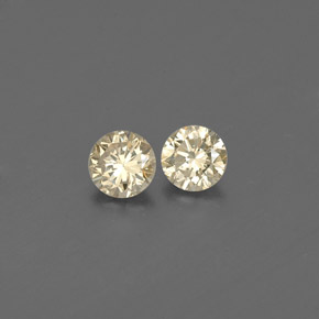 캐럿 천연 샴페인 다이아몬드 보석, 라운드 컷, VS