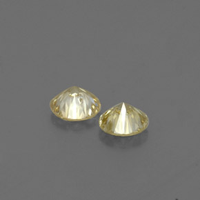 캐럿 천연 샴페인 다이아몬드 보석, 라운드 컷, 2.88 mm, VS