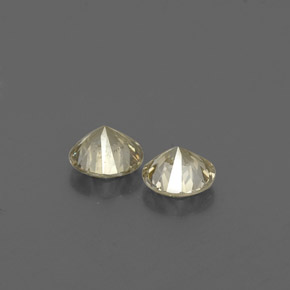 캐럿 천연 샴페인 다이아몬드 보석, 라운드 컷, 2.95 mm, VS