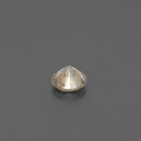 0.17캐럿 천연 팬시 샴페인 다이아몬드, 라운드 컷, 3.43 mm, VS