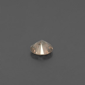 0.18캐럿 천연 샴페인 다이아몬드, 라운드 컷, 3.63 mm, VS