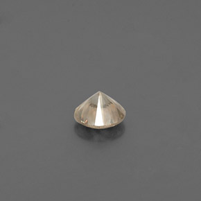 0.16캐럿 천연 팬시 샴페인 다이아몬드, 라운드 컷, 3.47 mm, VS