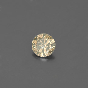 0.20캐럿 천연 샴페인 다이아몬드, 라운드 컷, 3.82 mm, VS