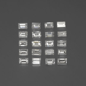 캐럿 천연 화이트 다이아몬드 보석, 바게트, 2.1×1.4 mm, SI