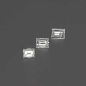 캐럿 천연 하얀색 다이아몬드 보석, 바게트, SI