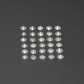 캐럿 천연 화이트 다이아몬드 보석, 라운드 컷, 2.09 mm, SI
