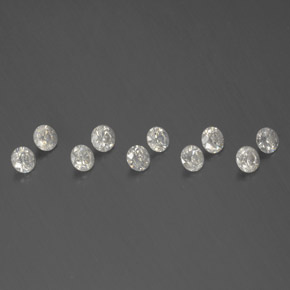 캐럿 천연 화이트 다이아몬드 보석, 라운드 컷, 2.63 mm, SI