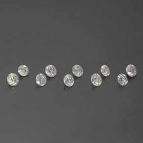 캐럿 천연 화이트 다이아몬드 보석, 라운드 컷, 2.53 mm, SI
