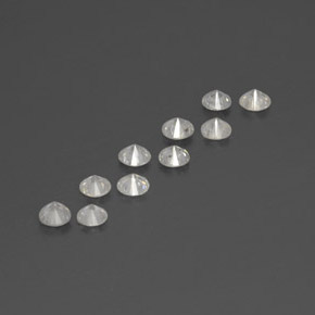 캐럿 천연 화이트 다이아몬드 보석, 라운드 컷, 2.53 mm, SI