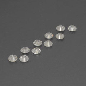 캐럿 천연 화이트 다이아몬드 보석, 라운드 컷, 2.51 mm, SI