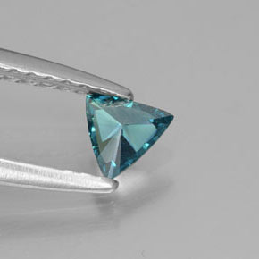 0.15캐럿 천연 블루 그린 다이아몬드, 트릴리언, 4×4.4 mm, SI