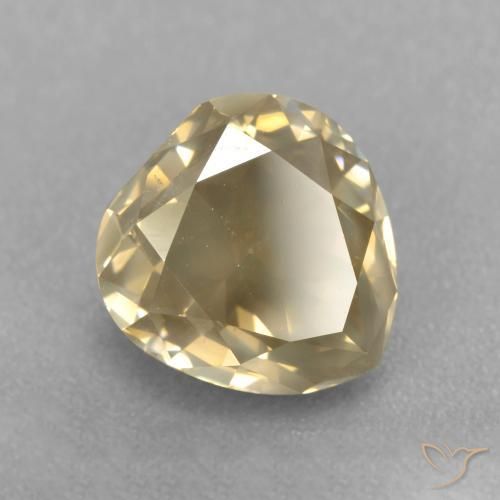 2.49ct 자연스러운 코냑 다이아몬드, 배 모양, SI