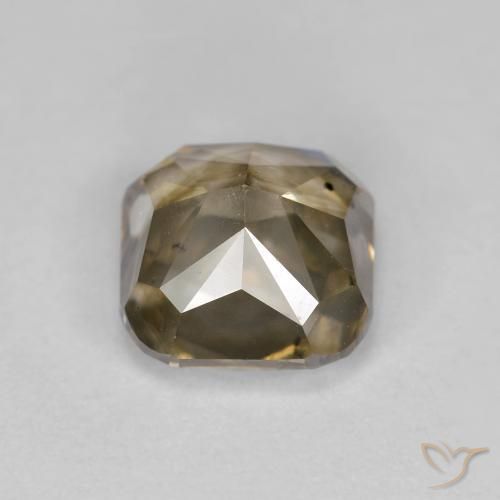1.86캐럿 천연 코냑 다이아몬드, 방석, SI