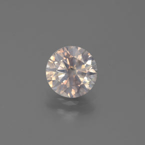 1.01캐럿 천연 샴페인 다이아몬드, 라운드 컷, 6.32 mm, SI
