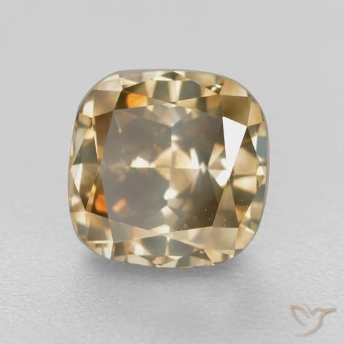 1.51ct 자연스러운 코냑 다이아몬드, 방석, SI