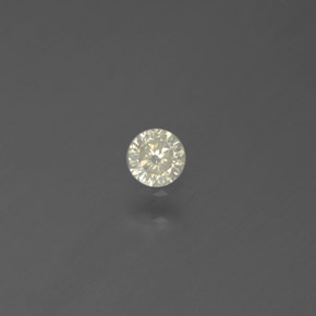 0.10캐럿 천연 샴페인 다이아몬드, 라운드 컷, 2.92 mm, SI