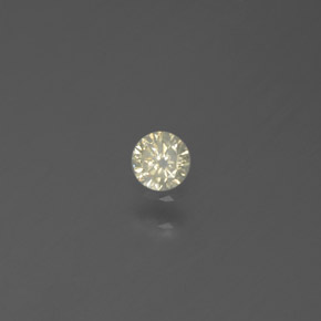 0.10캐럿 천연 샴페인 다이아몬드, 라운드 컷, 2.92 mm, SI