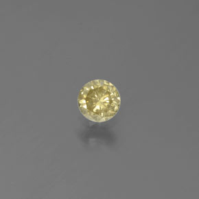 0.16캐럿 천연 샴페인 다이아몬드, 라운드 컷, 3.42 mm, SI