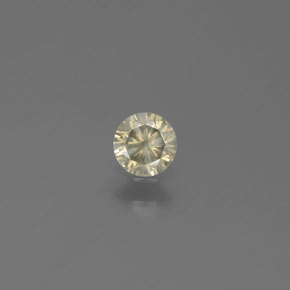 0.14캐럿 천연 샴페인 다이아몬드, 라운드 컷, 3.50 mm, SI