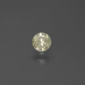 0.18캐럿 천연 샴페인 다이아몬드, 라운드 컷, 3.61 mm, SI